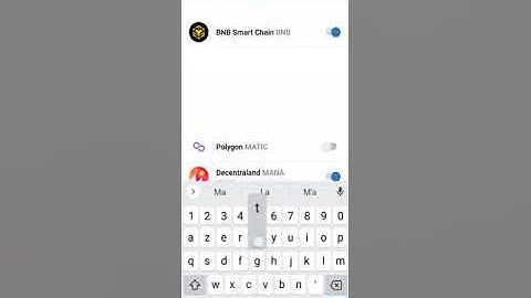 Metaforce: Comment ajouter les CRYPTO DAI et Matic polygon sur Trust Wallet