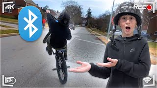 Worlds First Bluetooth Wheelie Bike