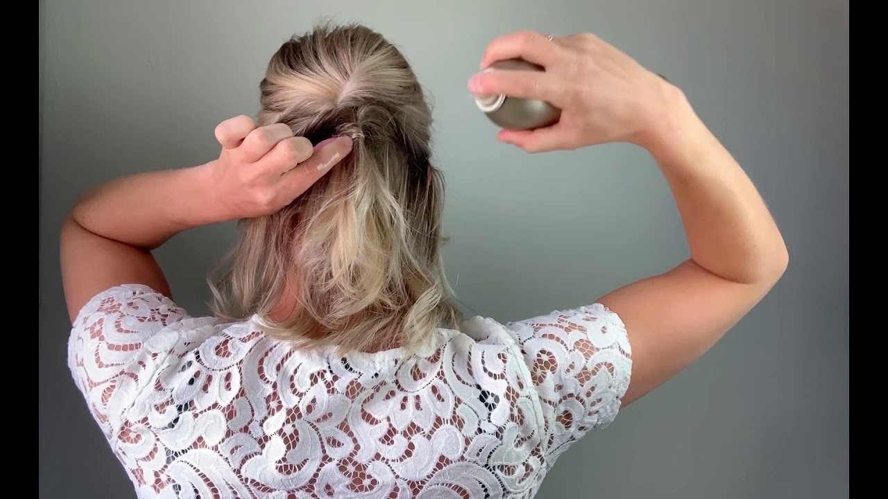 Half Updo for brides/ haar opsteken, image size:1280x720