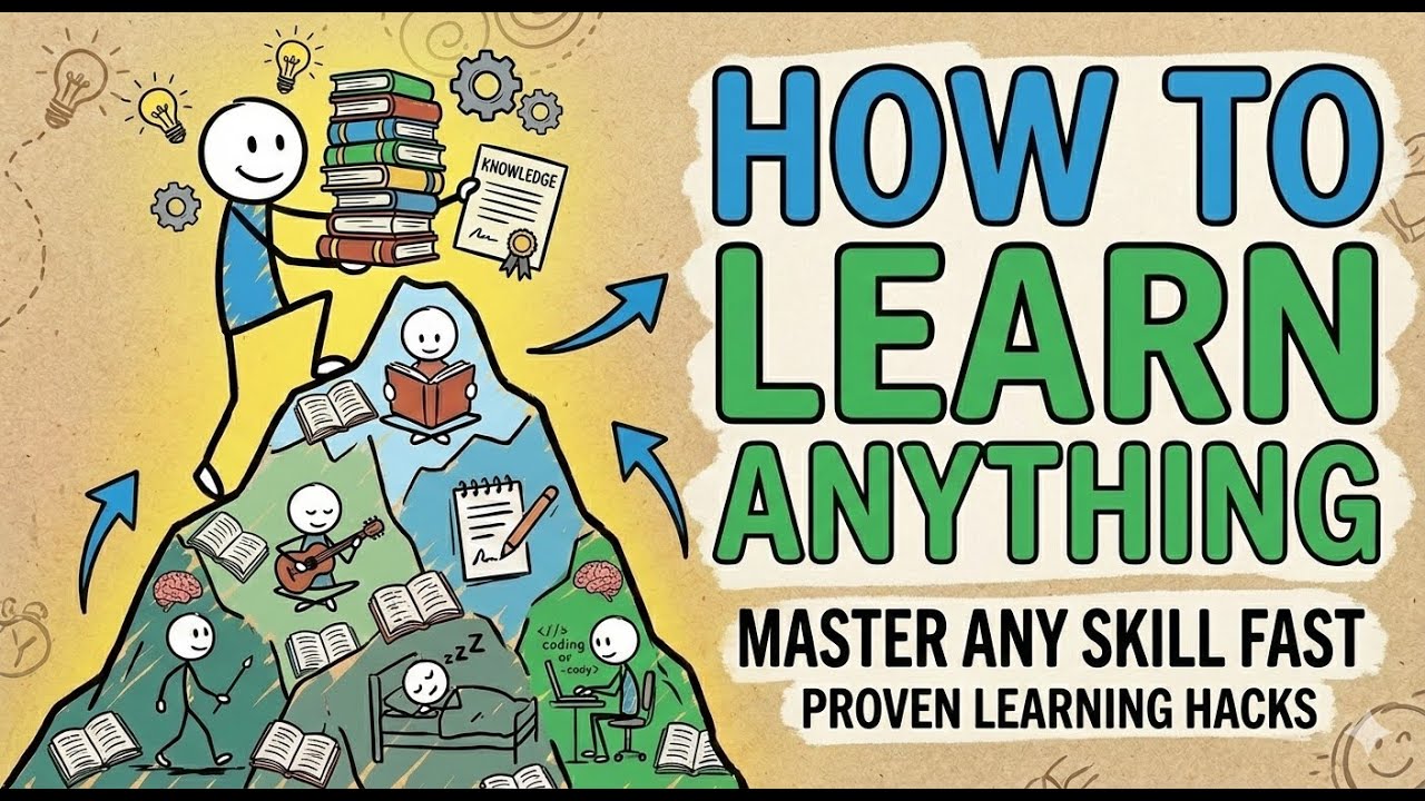 How to Learn Anything Faster (The Skill Nobody Teaches)