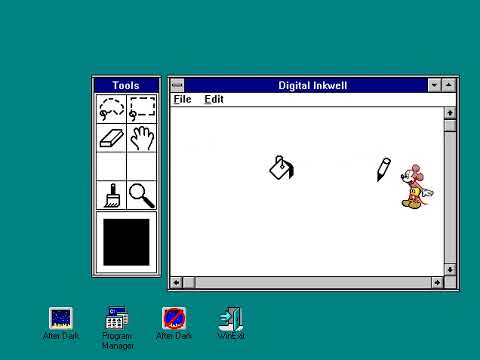 After Dark: Disney Screen Saver (Digital Inkwell) (Berkeley Systems) (Windows 3.x) [1993]
