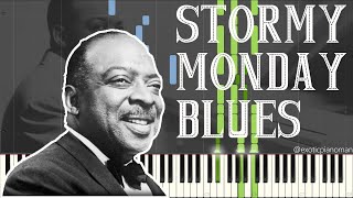 Miniatura de vídeo de "Count Basie - Stormy Monday Blues (Solo Blues Piano Synthesia)"