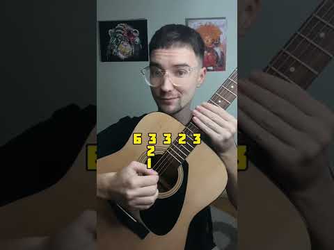 Крутой перебор для гитары 🎸 #shorts