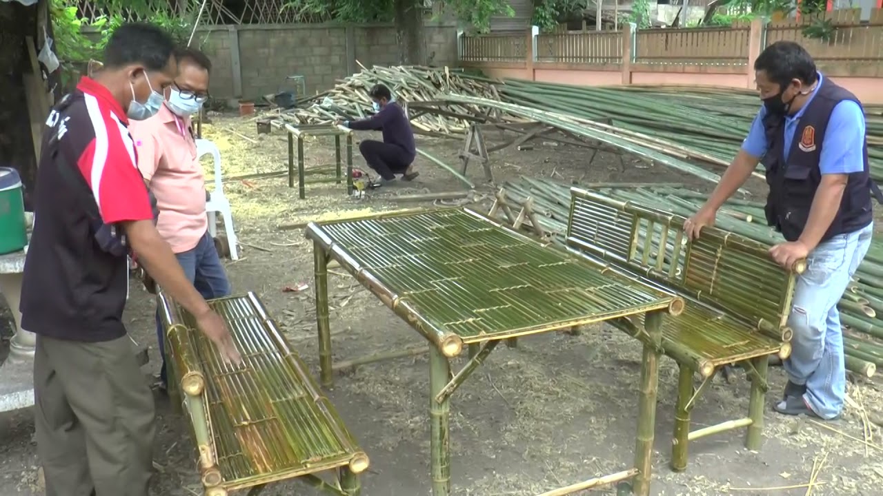 รวมกลุ่มผลิตเฟอร์นิเจอร์ไม้ไผ่สร้างรายได้งาม |7-08-64 |หนังสือพิมพ์ข่าวพะเยาออนไลน์