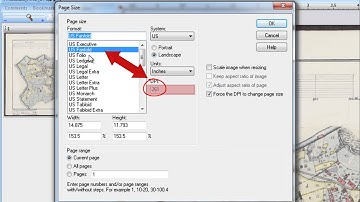 41 Page Size and DPI Conversion in PixEdit Document Scanning Application.