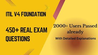 ITIL v4 Foundation Exam Questions 2026