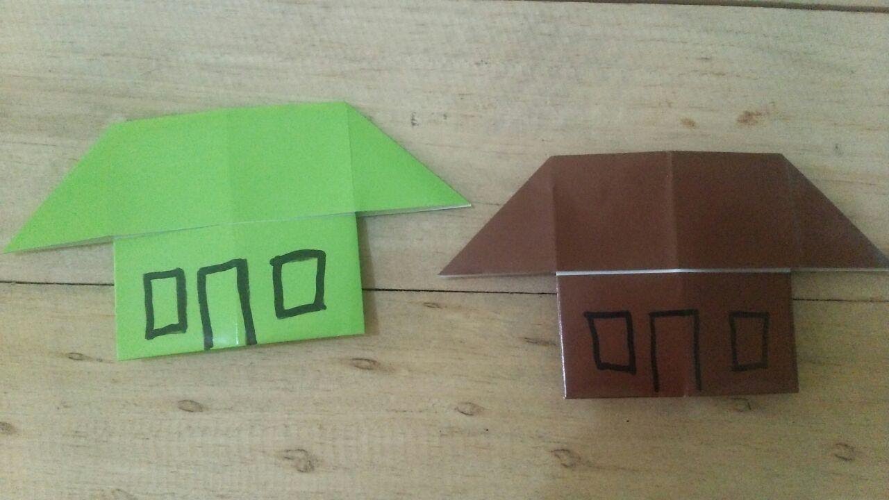 Tutorial Origami Rumah Sederhana YouTube