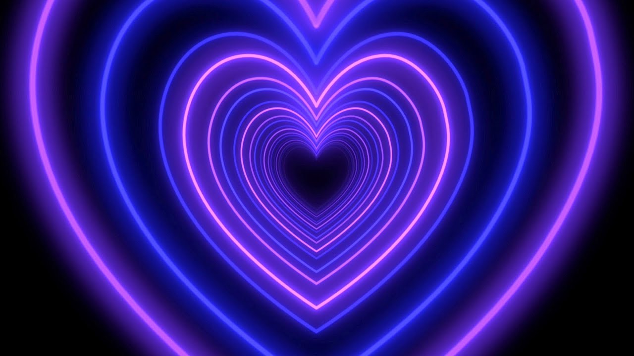 Heart Background????????Love Heart Tunnel Background Video Loop | Heart Wallpaper Video