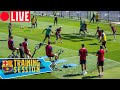 Barcelona first team training before real sociedad match