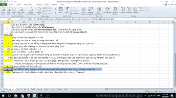 Tập 87: Đề excel nâng cao 1 Rút trích dữ liệu - Chứng chỉ ứng dụng CNTT cơ bản