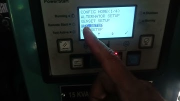 cummins DG SET controll pannel time set 10kva dg set