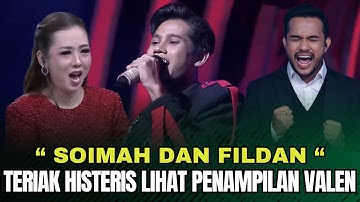 MAE SOIMAH DAN FILDAN TERIAK HISTERIS DENGAN PENAMPILAN VALEN DI TOP 10 BESAR D