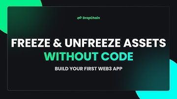 How to Freeze & Unfreeze NFT or Token No Code - Build a Web3 App
