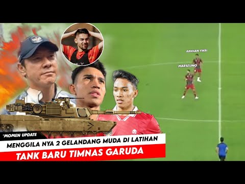 PEMAIN MUDA PUNYA GAYA ! DUET Marselino X Arkhan Fikri Semakin Mematikan Di Latihan Timnas