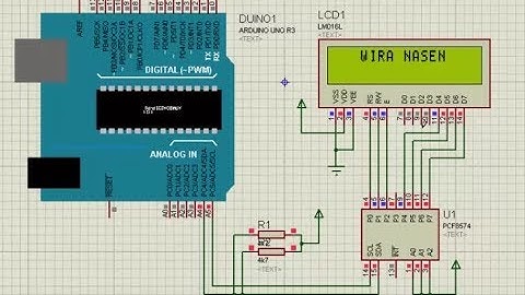 Video Tutorial Simulasi Proteus Pada Arduino Uno Dan Rangkaian I2C PCF8574 Untuk LCD