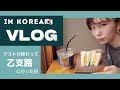 【韓国留学】語学堂の말하기テストと乙支路に行った日のvlog/학교 말하기 시험과 을지로에 갔다온 날의 vlog(JPN/KOR