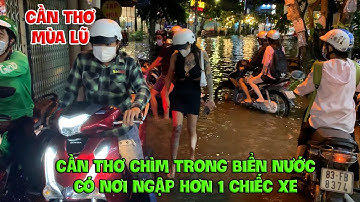 Toàn Cảnh Đường Phố Cần Thơ Chìm Trong Biển Nước| Du Hí Cần Thơ