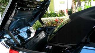 Chrysler Sebring convertible top in motion