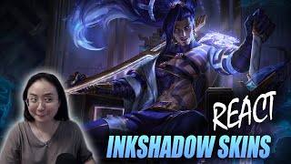 REACTION to INKSHADOW SKINS: Master Yi, Yasuo, Yone, Volibear, Kai'Sa, Udyr, Aurelion Sol