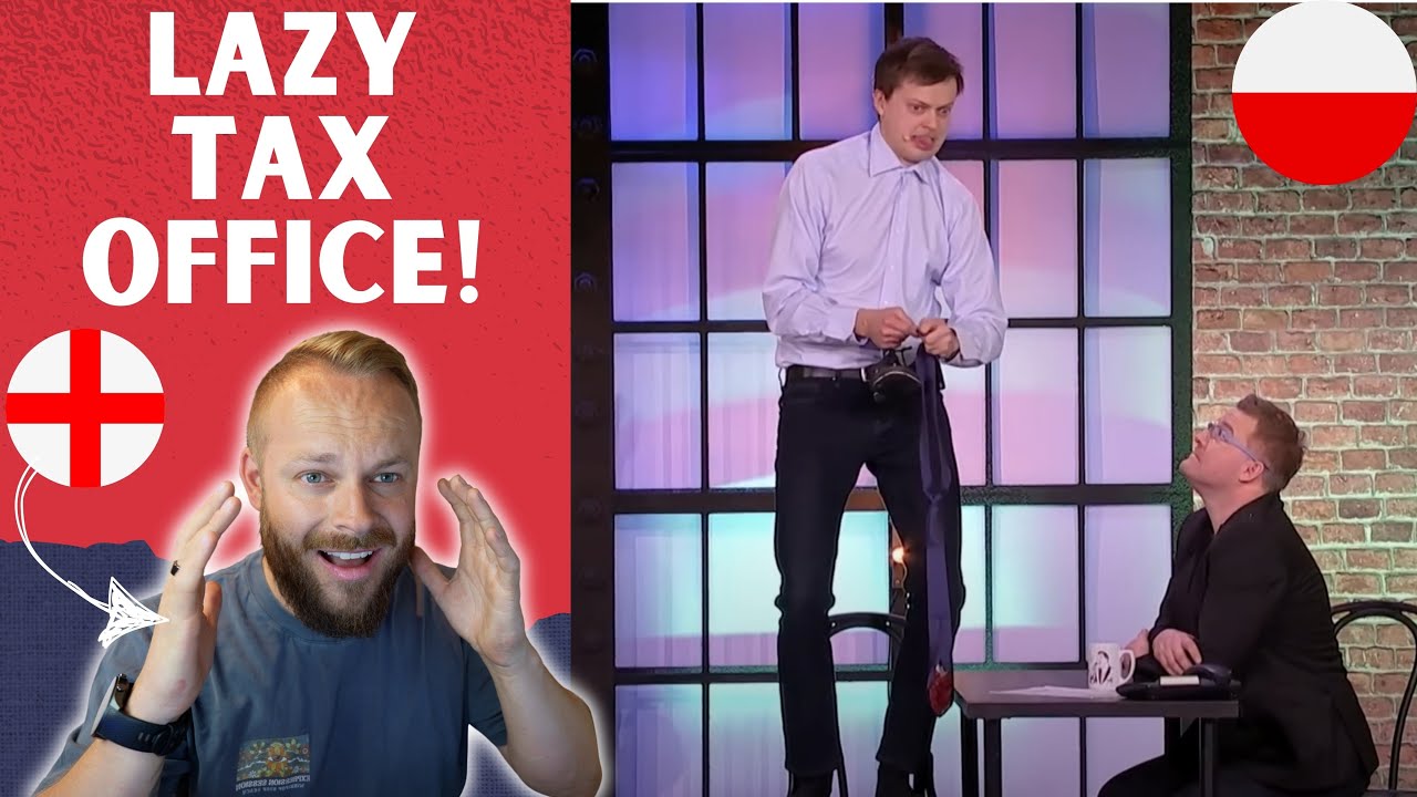 Englishman Reacts to... Polish Kabaret Smile - Urząd skarbowy - Tax office