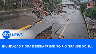 🔴 PODER EXPRESSO AO VIVO | RS registra aumento de inundações, novos deslizamentos e tremor de terra