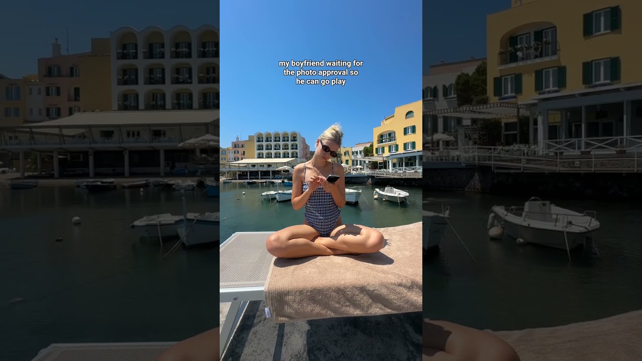 my boyfriend waiting for the photo approval so he can go play