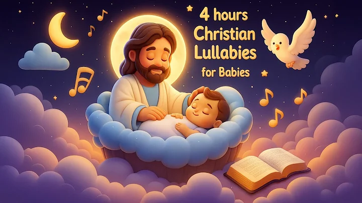 4 Hour Christian Lullabies for Babies | Soothing Sleep Music with Psalms & Scriptures