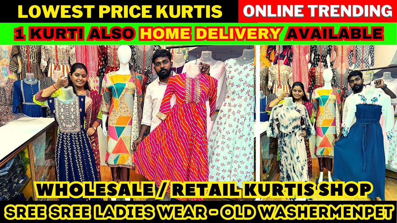 Combo Offer 💕 The Best Kurtis Shop In Chennai 💕 Blush Sowcarpet Kurtis  Shop | Priya just now fashion - YouTube