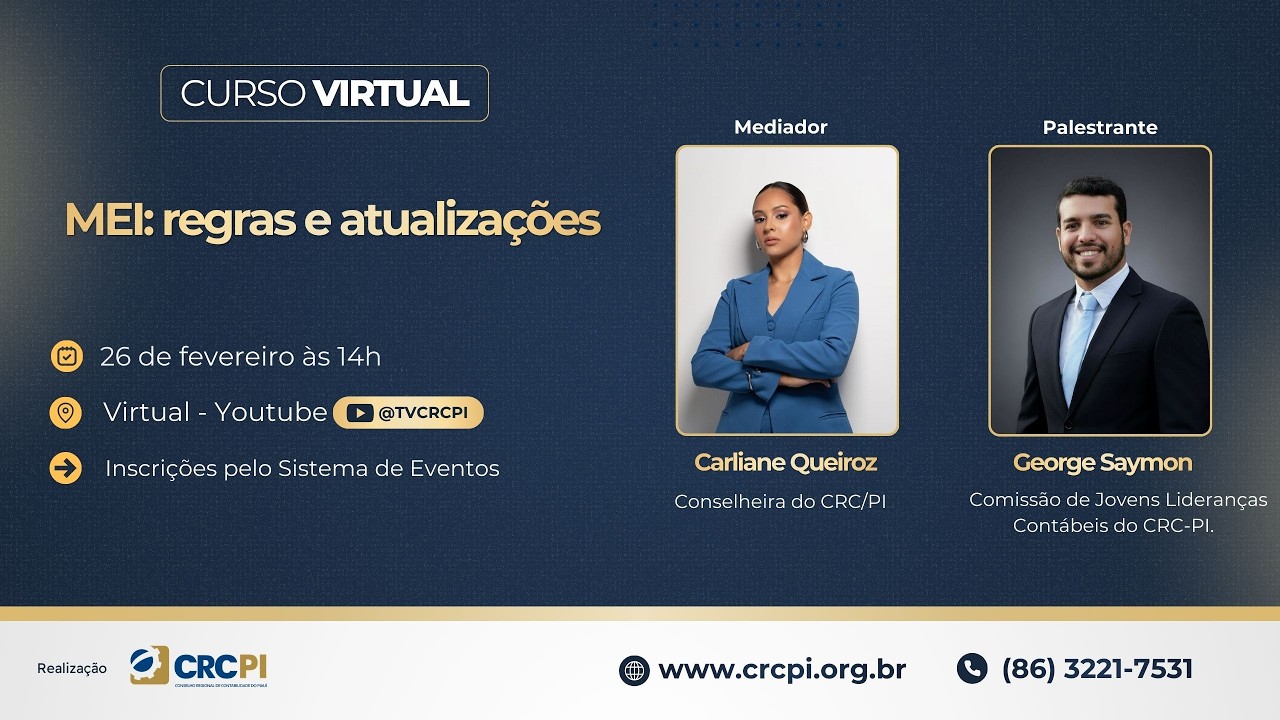 MEI: regras e atualizações CRC Piaui