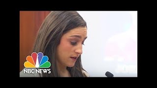 Victims Confront Ex-USA Gymnastics Doctor Larry Nassar: 'We Were Just Kids' | NBC News