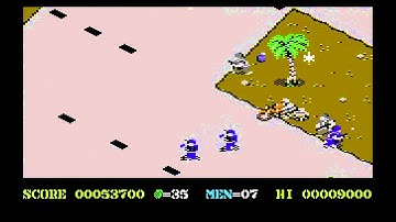 C64 gameplay - Commando Arcade Nostalgia 2015