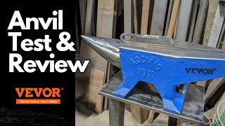 How to prep an anvil and weld an anvil stand.  Vevor Anvil Test & Review