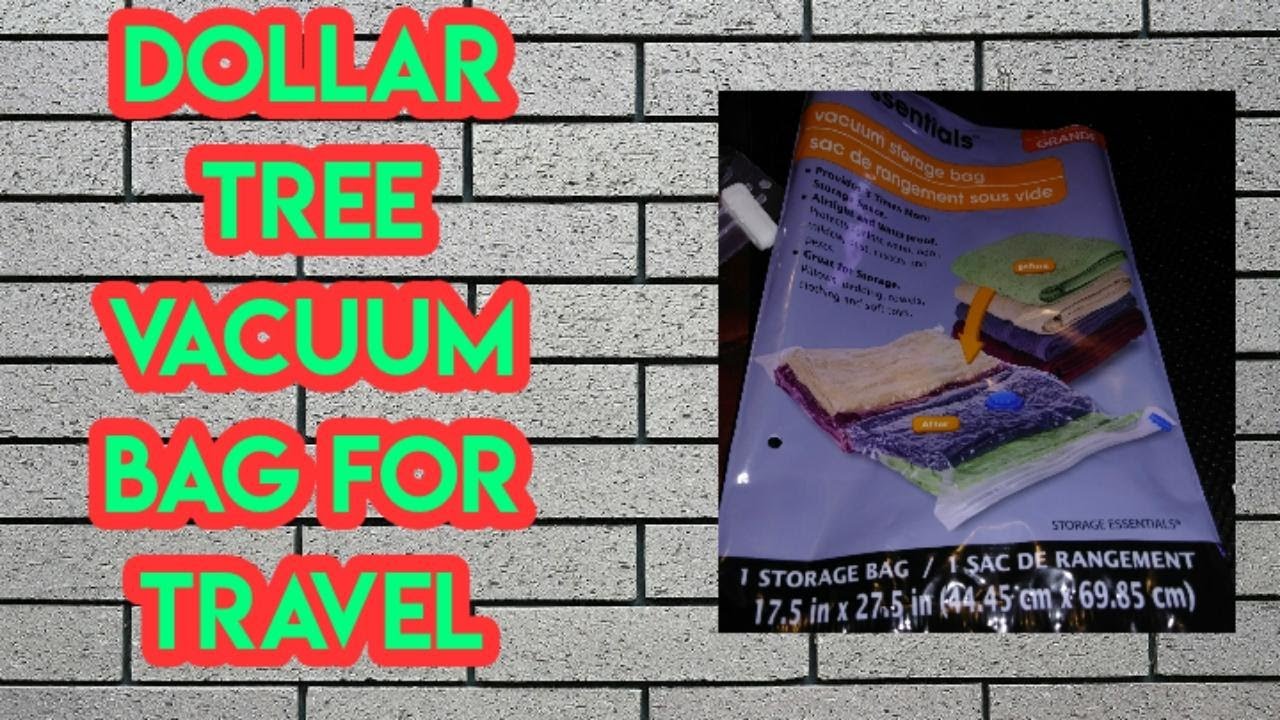 Dollar Tree Vacuum Bag For Storage YouTube