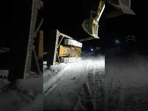 спасение бульдозера