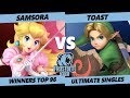 Frostbite 2020 SSBU Winners Top 96 - eUnited | Samsora (Peach) Vs. Toast (Young Link) Smash Ultimate