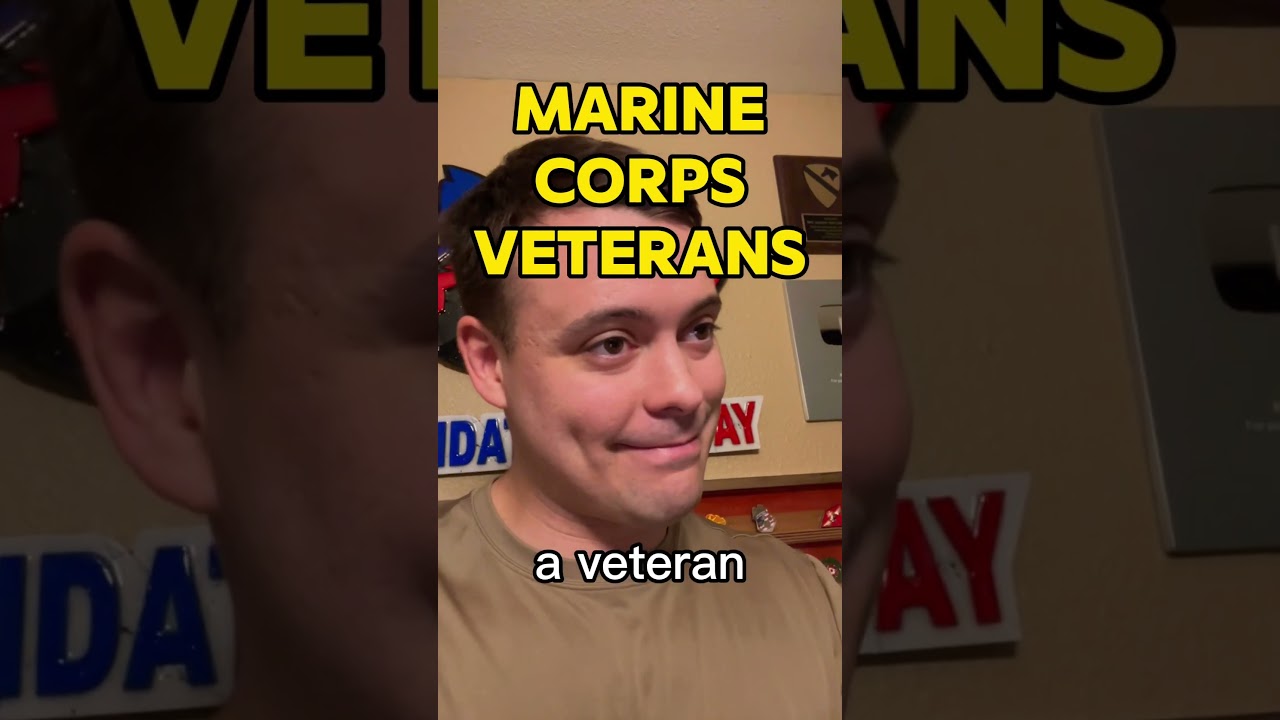 Marine Corps veterans are known for being quiet and not telling anybody about their service