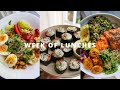 WEEK OF TASTY LUNCHES // intuitive + balanced eating