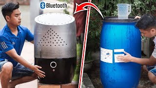 DIY Bluetooh Speaker like Google Home from Plastic Drum Rainwater Tank by X-Creation 12,578,781 views 3 years ago 10 minutes, 5 seconds