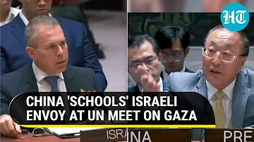 'Show Some Respect': UNSC Chair China Scolds Israel's Envoy Over Remarks On Women | Gaza War