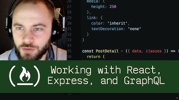 Working with React, Express, and GraphQL (P5D26) - Live Coding with Jesse