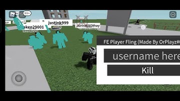 Roblox fling script