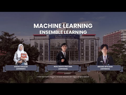 ENSEMBLE LEARNING | MACHINE LEARNING | TELKOM UNIVERSITY - YouTube