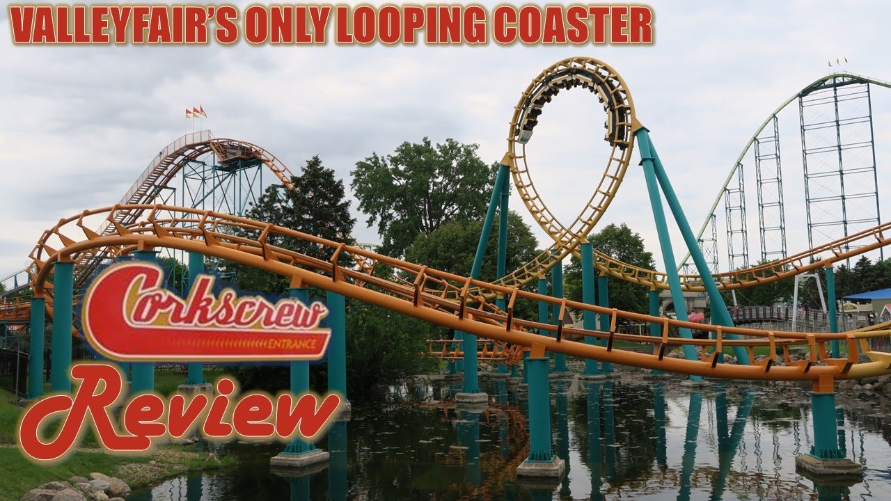 Corkscrew Review, Valleyfair Arrow Looper Valleyfair's Only Looping