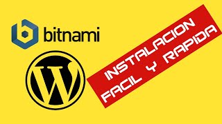 Instalar Wordpress local facil y rapido - 2 simples pasos. Bitnami Wordpress.