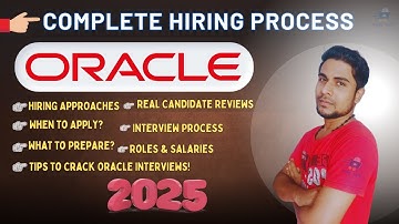 Complete Oracle Hiring Process 2025 – Fresher