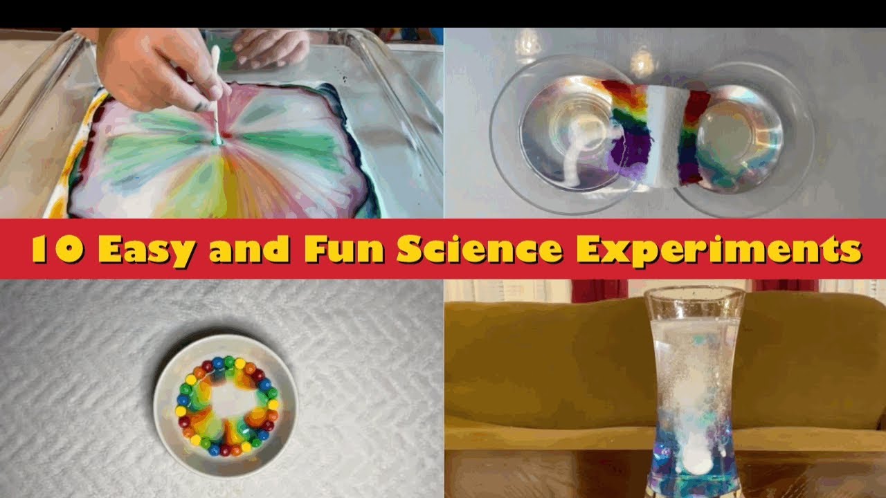 Easy and Fun Science Experiments for kids - YouTube