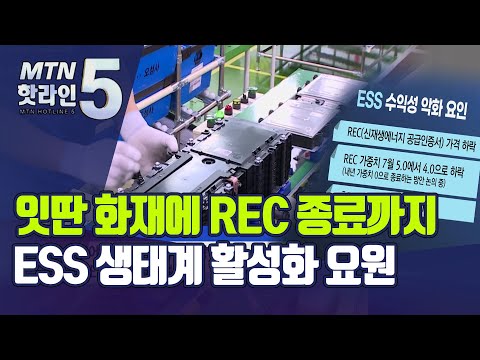 악재 겹친 ESS 업계… 생태계 활성화 걸림돌 되나 / 머니투데이방송 (뉴스)