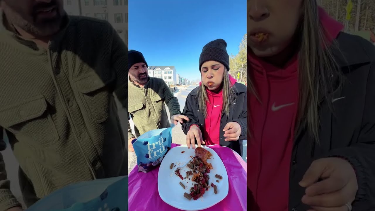 Take Big Bites 😅 But He Doesn’t Chew?! 😂 #Shorts