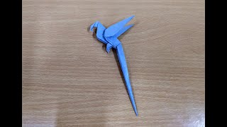 Origami Parrot Easy  How To Make A Paper Parrot Easy