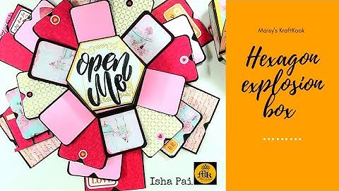 Hexagonal Explosion Box || 5 layers || 12 inch || MK ||